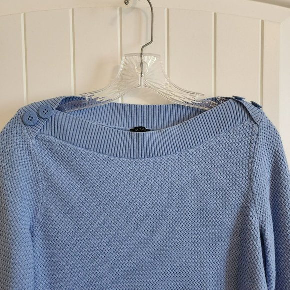 Talbots Blue Sweater Size Medium - Picture 4 of 12